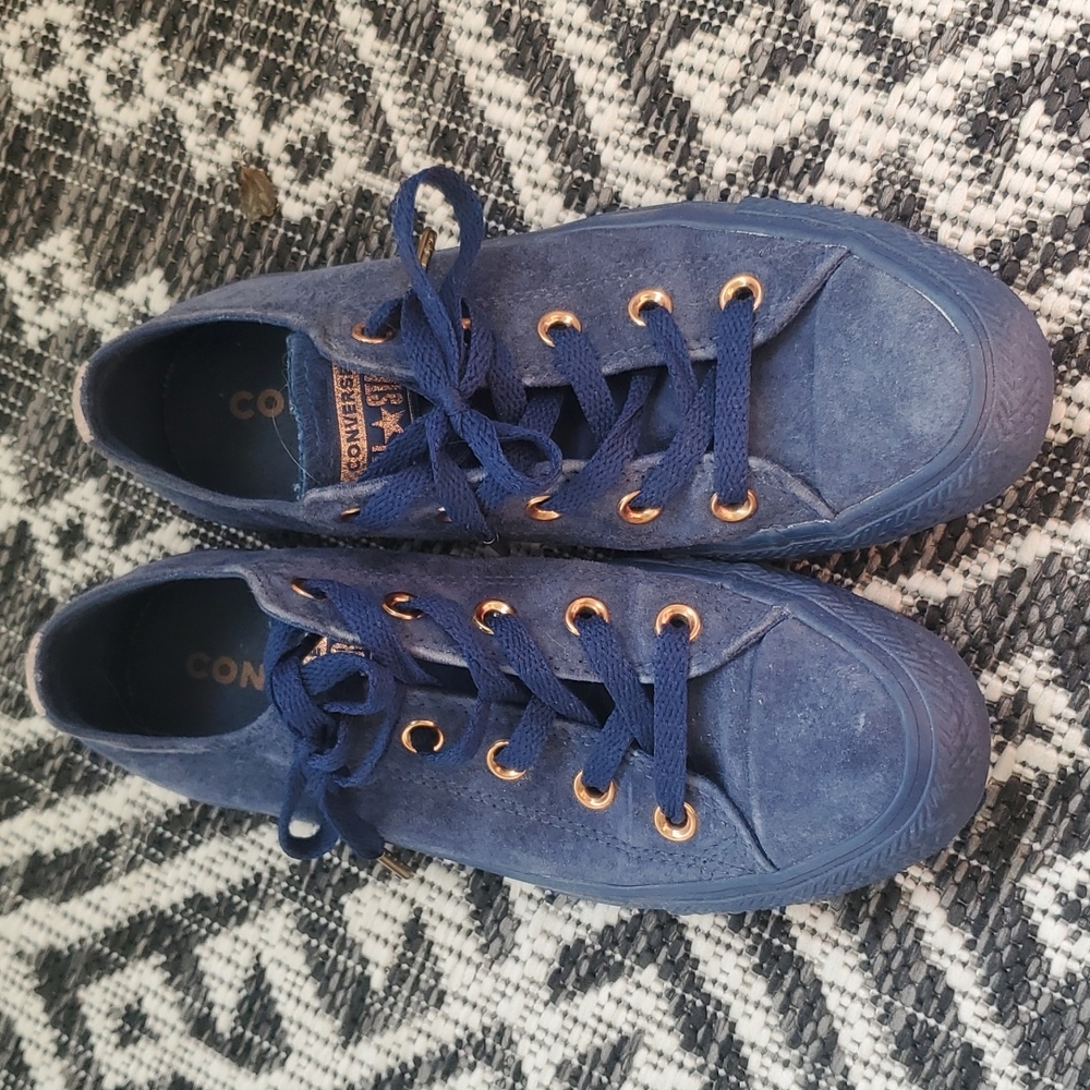 Blue Suede Converse